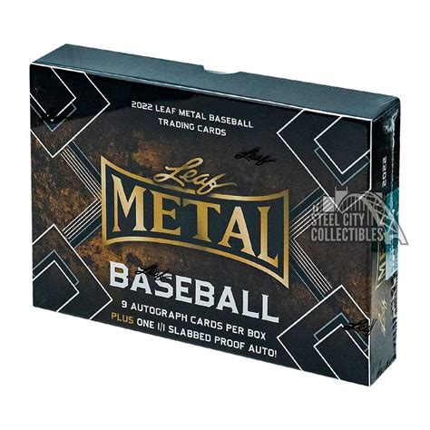 amber leaf metal box|2024 Leaf Metal Baseball Hobby Box .